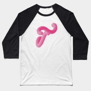 T Pink Animal Initials Baseball T-Shirt